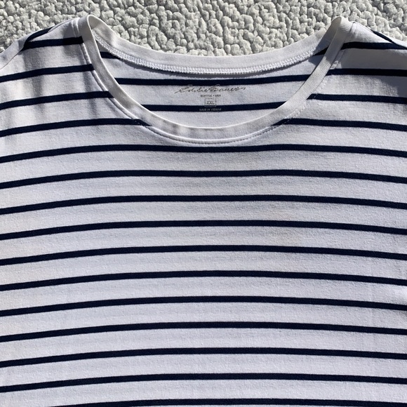 Eddie Bauer Striped Short Sleeve Shirt - Picture 2 of 7